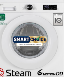 LG Smart Choice, 7 Kg, 5 Star, Steam, Inverter Direct Drive Technology, 6 Motion DD, Fully-Automatic Front Load Washing Machine (FHB1207Z2W, Remove Allergens & Stain, In-Built Heater, Essence White)